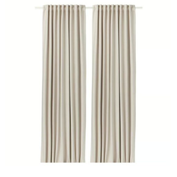 IKEA VILBORG set of 2 room-darkening curtains - Picture 3 of 3